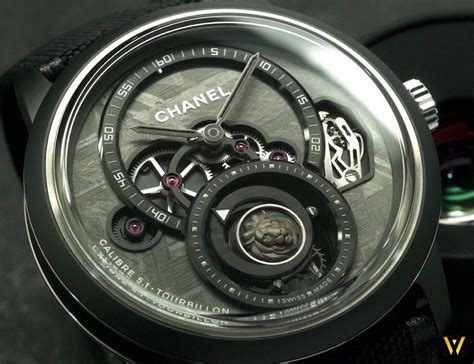 chanel tourbillon meteorite watch.